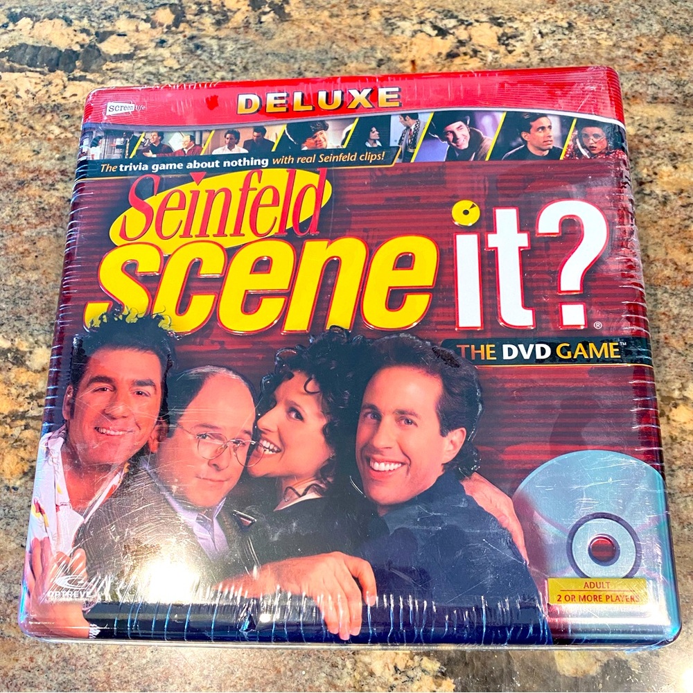 NWOT Seinfeld Scene it? DVD Game Deluxe edition collectible